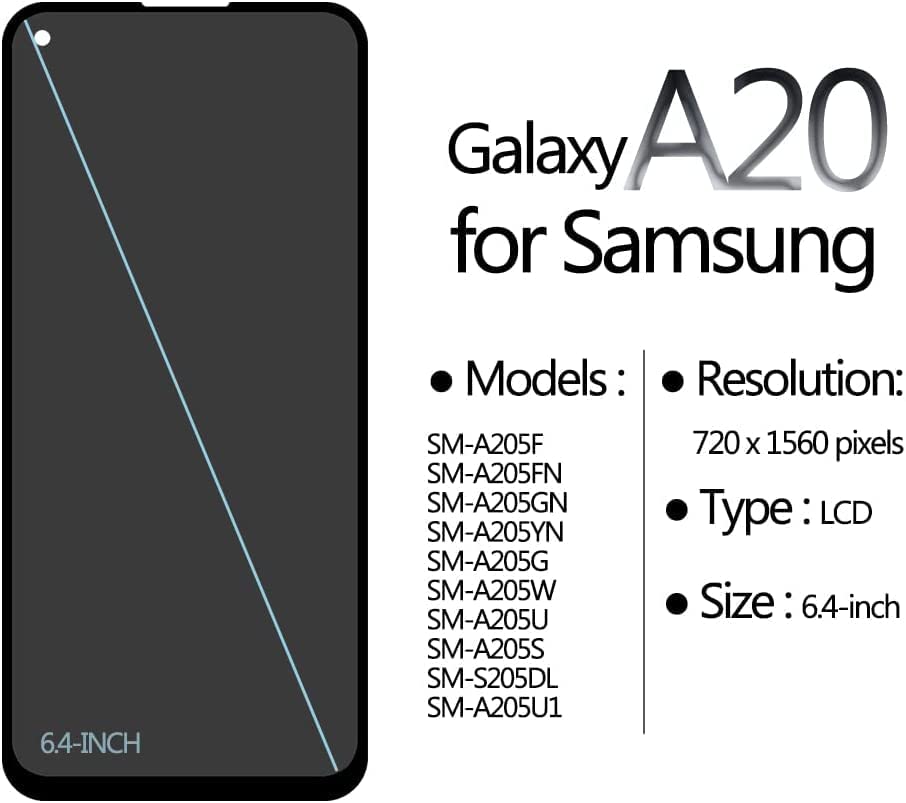 Samsung A20 LCD Screen Replacement