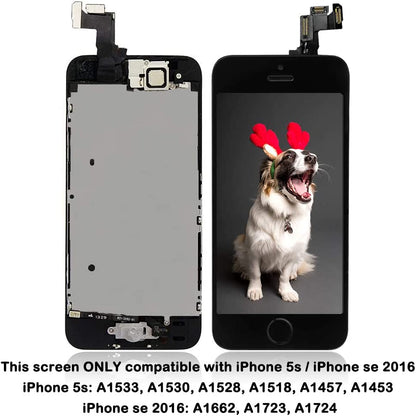 iPhone 5S / SE LCD Screen Replacement with Home Button & Front Camera Parts