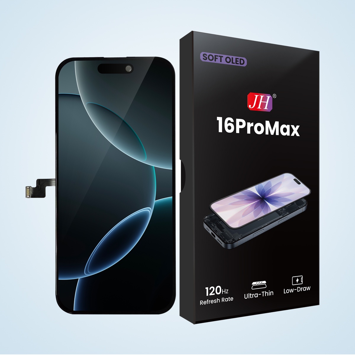 iPhone 16promax Soft OLED Screen-iphone display price