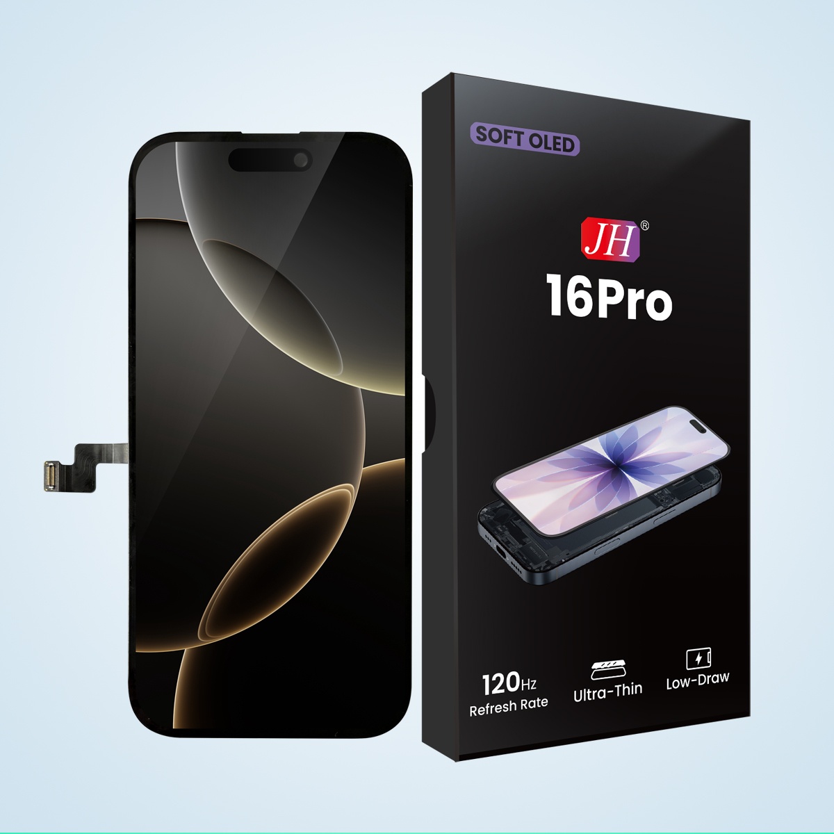 iPhone 16pro Soft OLED Screen-iphone display price
