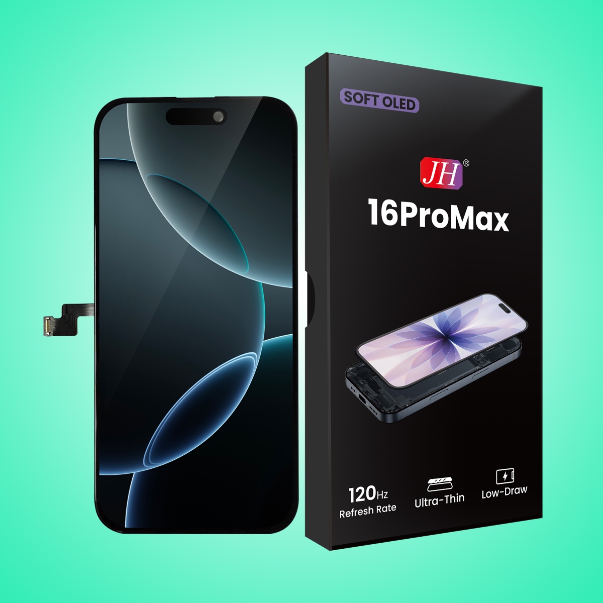 iPhone 16promax Soft OLED Screen-iphone display price