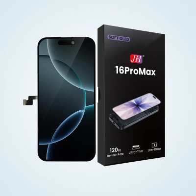 iPhone 16 PRO MAX soft OLED screen replacement、original quality iPhone 16 PRO MAX soft display