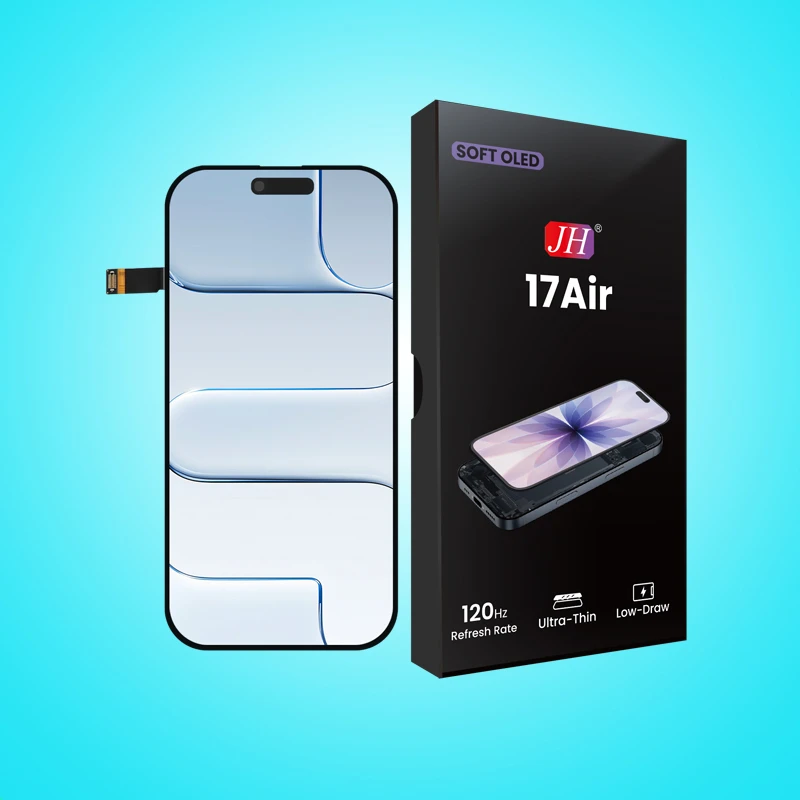 iPhone 17 AIR soft OLED screen replacement、original quality iPhone 17 AIR soft display