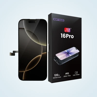 iPhone 16 PRO soft OLED screen replacement、original quality iPhone 16 PRO soft display