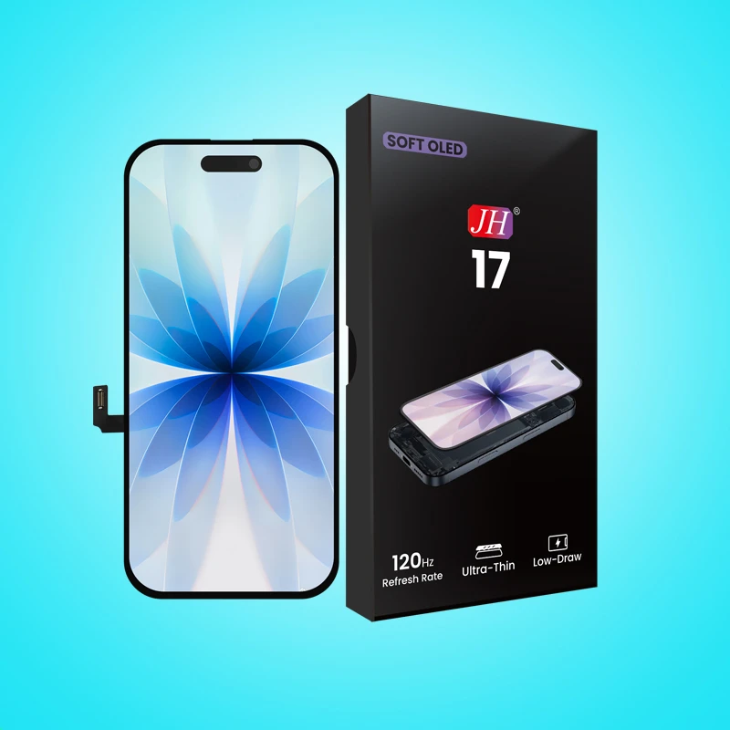 iPhone 17 soft OLED screen replacement、original quality iPhone 17 soft display