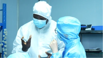 Ghana Customers Visit JH Screen Factory for iPhone Screen Cooperation